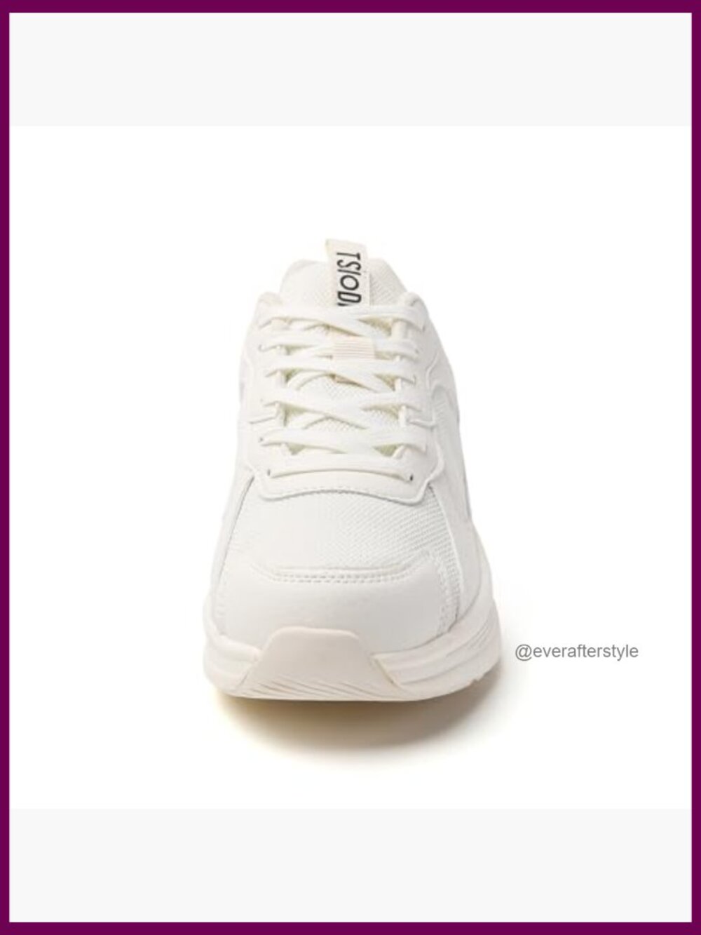 Women's Breathable Mesh Walking Sneakers, Lace-Up, Non-Slip Rubber Sole - Picture 5 of 7